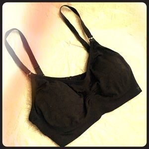 JESSICA SIMPSON black nursing bra breastfeeding🤱